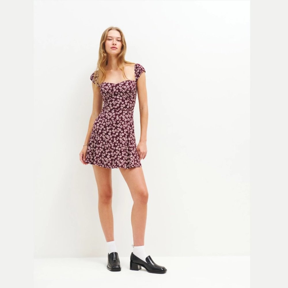 Reformation Tanis Dress in Geena - Picture 3 of 13